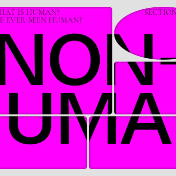 The Driving the Human Opening Festival graphics, by Studio Yukiko