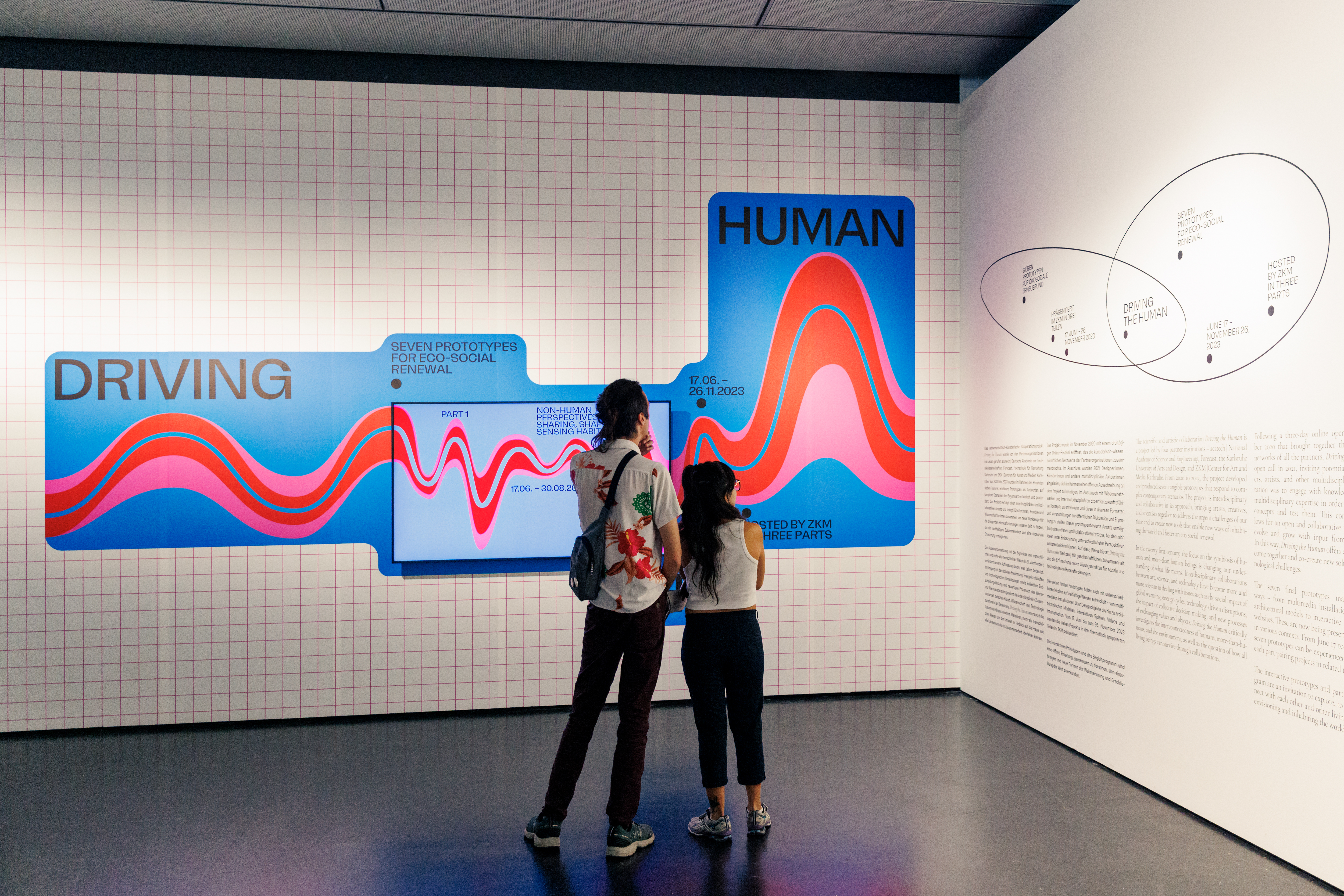 Driving the Human exhibition at ZKM · Driving the Human